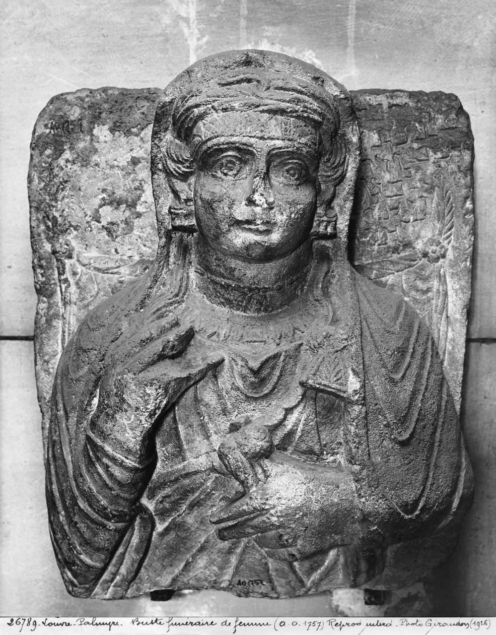 Begravelsesrelief af en kvindeskikkelse, fra Palmyra, Syrien af Syrian