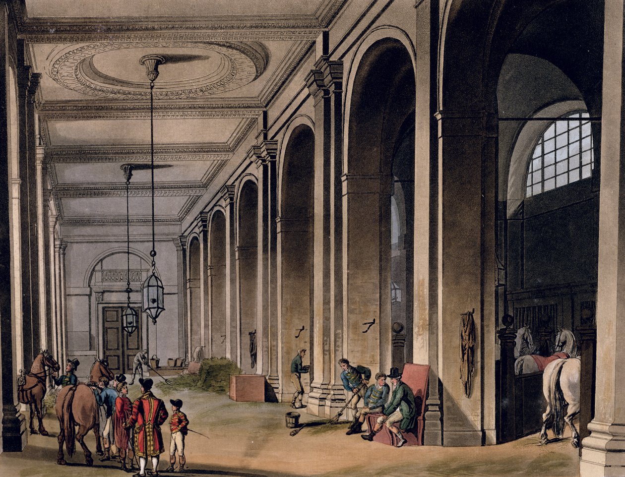 Kings Mews, Charing Cross fra Ackermanns 