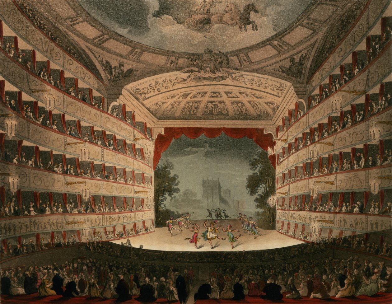 New Covent Garden Theatre, 1810, fra 