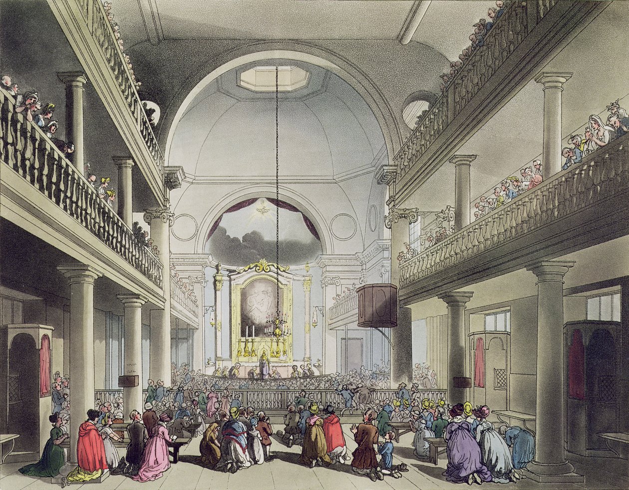 Det romersk-katolske kapel, Lincolns Inn Fields, fra 