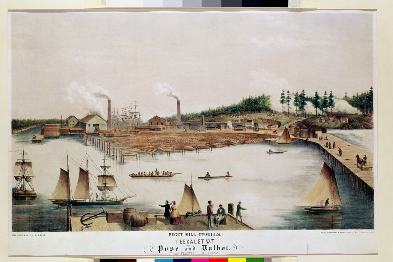 Udsigt over Puget Mill Company