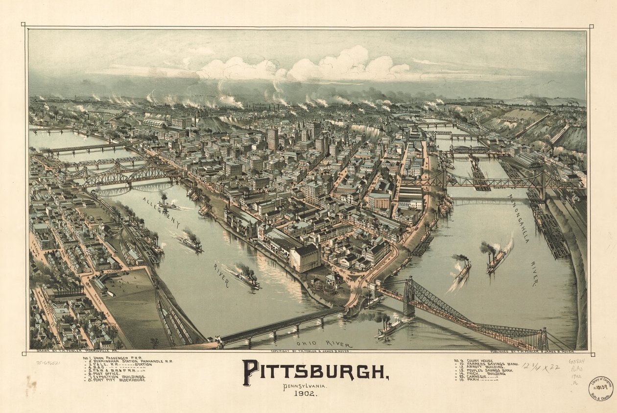 Pittsburgh Pennsylvania af T. M. Fowler