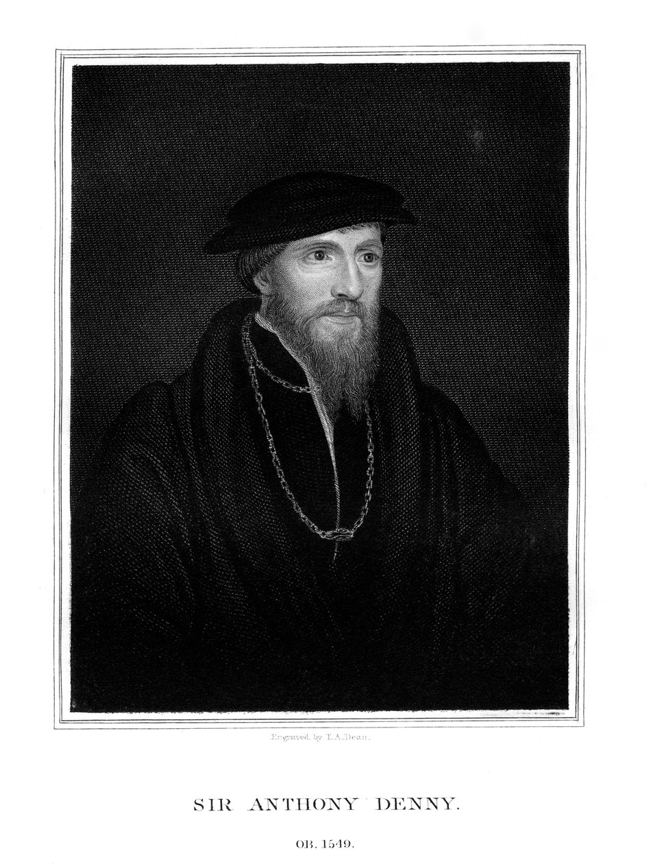 Sir Anthony Denny, hofmand af Henry VIII, 1827. af T. A. Dean
