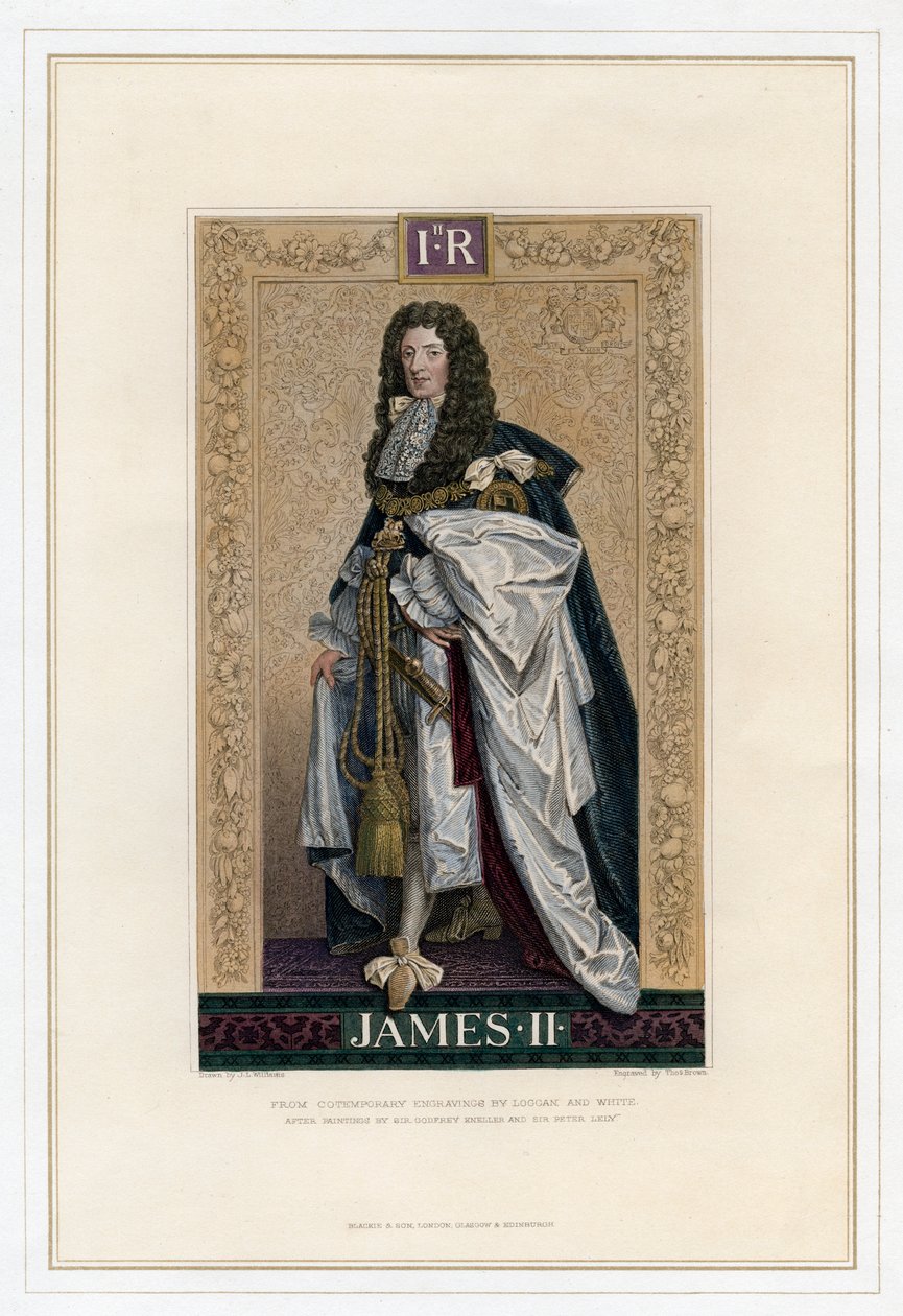 James II, konge af England, Skotland og Irland af T. Brown