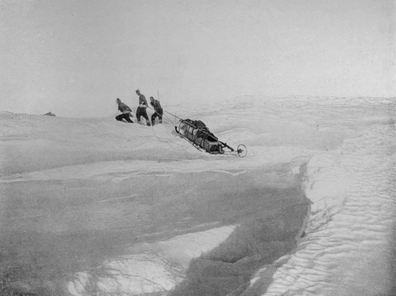 Overland Over Cape Roberts To Undgå The Screw-Pack, c1911, 1913 af T. Griffith Taylor