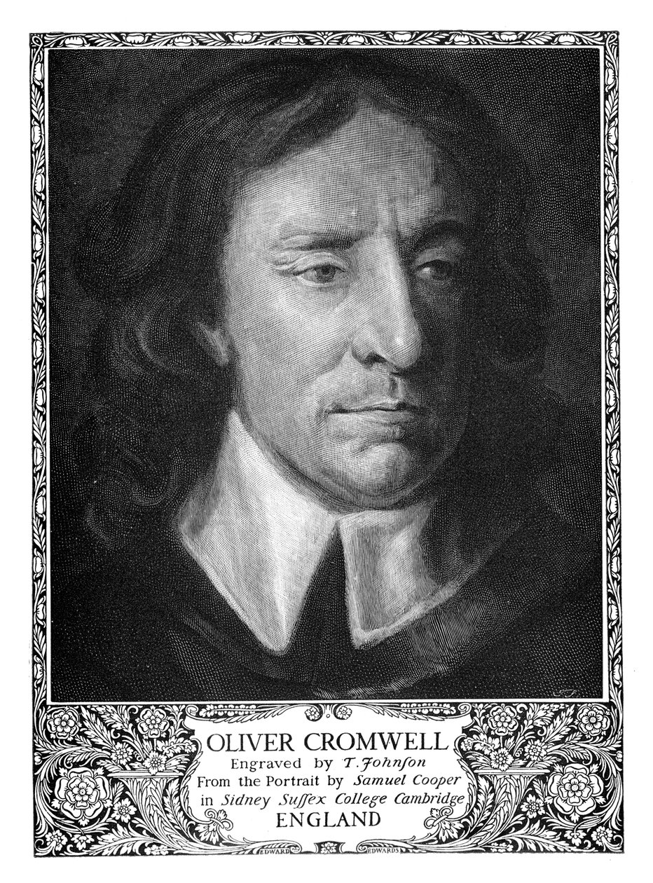 Oliver Cromwell 1599-1658, Lord Protector of England, 1899. af T. Johnson