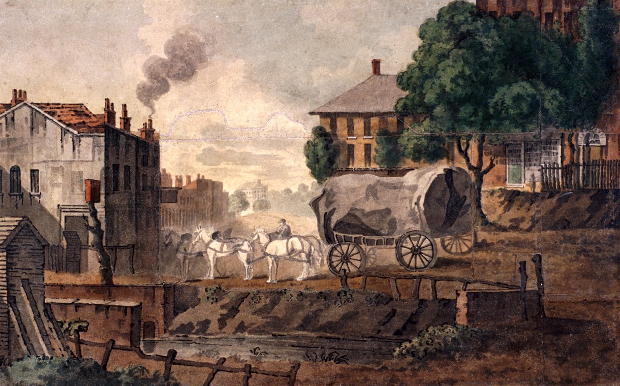 Kentish Town, London, 1817 af T Nugent