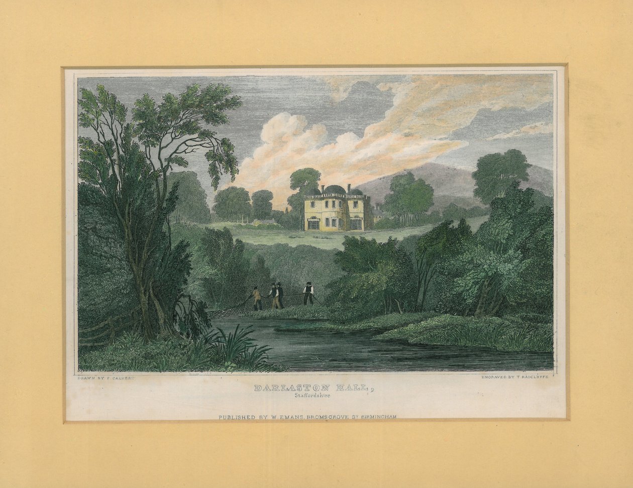 Darlaston Hall, Staffordshire af T. Radclyffe