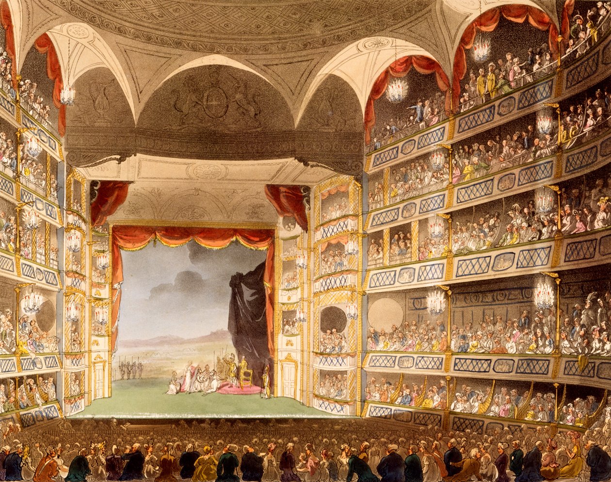 Drury Lane Theatre, illustration fra 