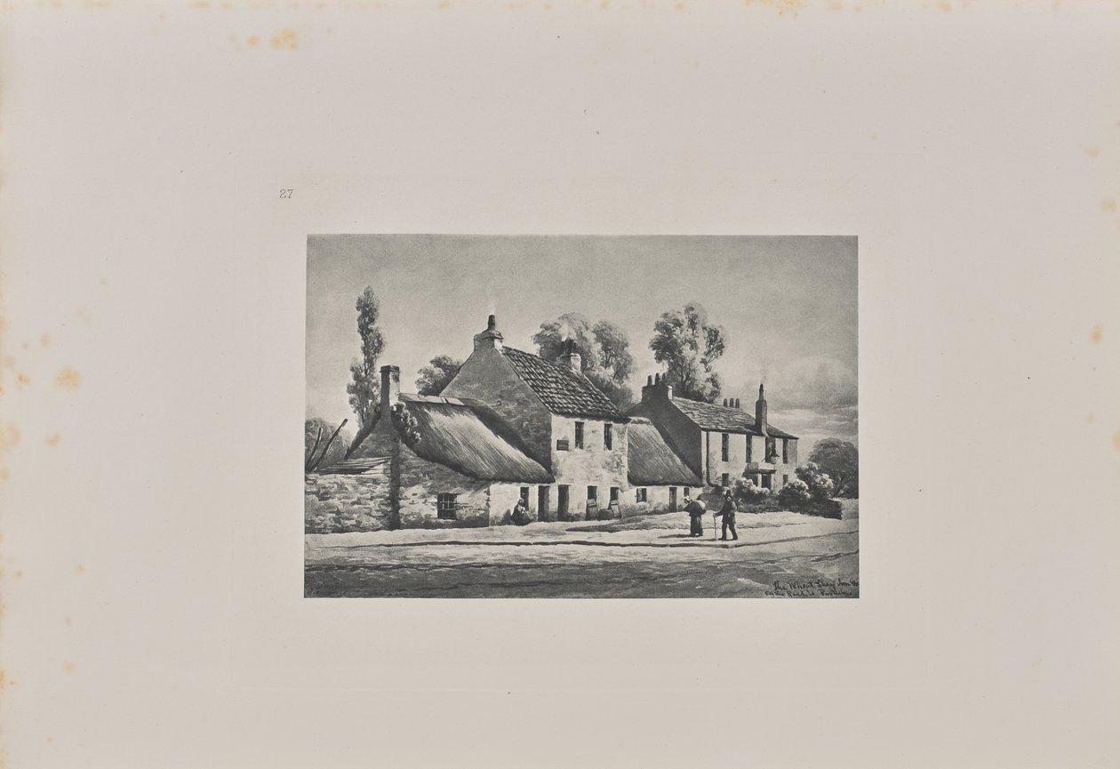 The Wheat Sheaf Inn, ved indgangen til New Dumbarton Road af T. and R. Annan and Sons