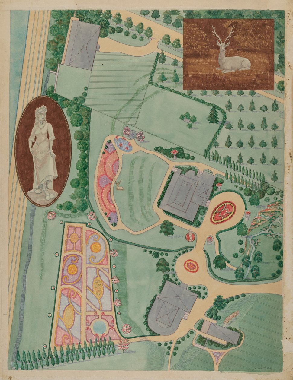 W. A. Wheelock Estate, ca. 1936. af Tabea Hosier