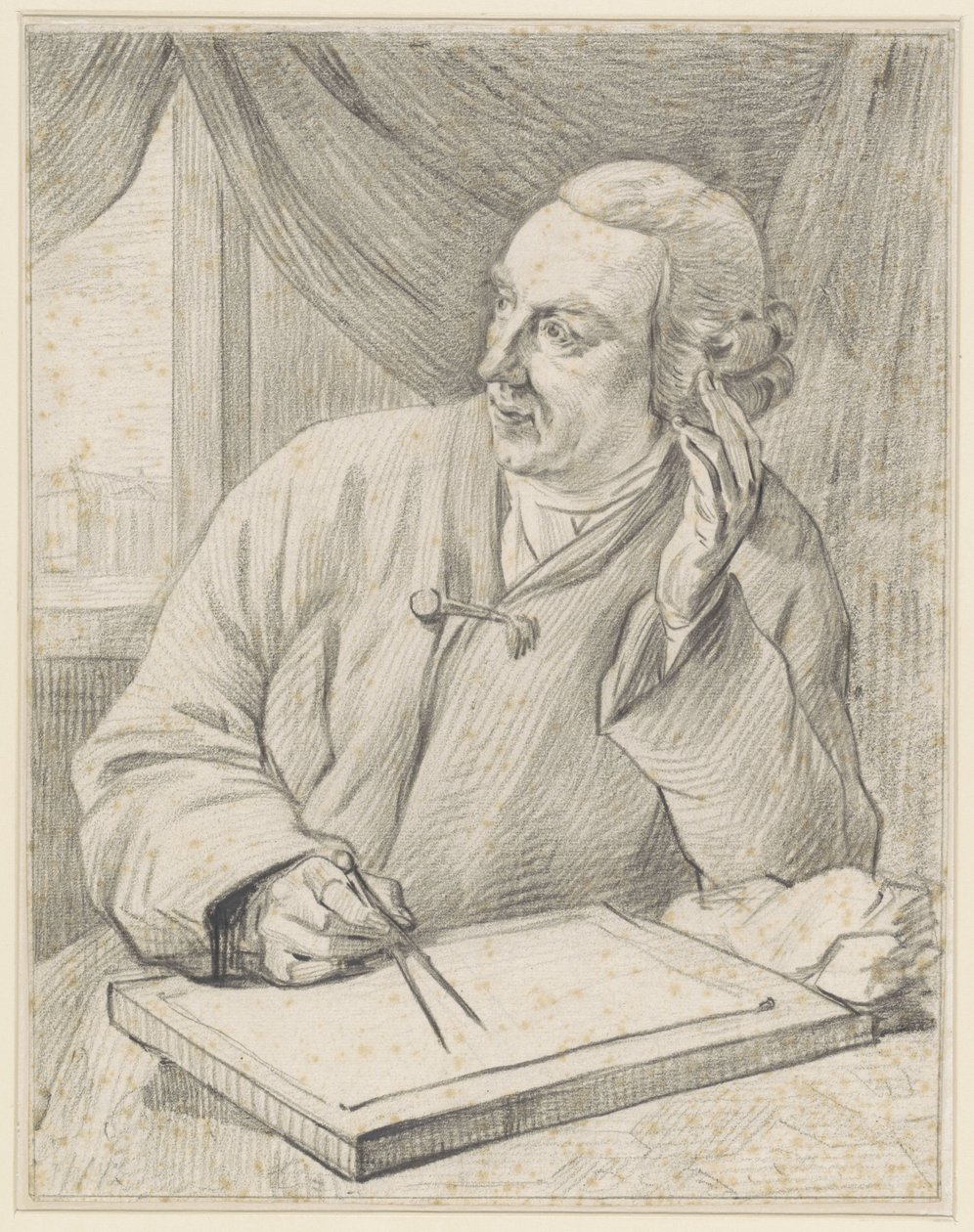 Portret van (Hans) Jacob Otten Husly af Taco Scheltema (I)