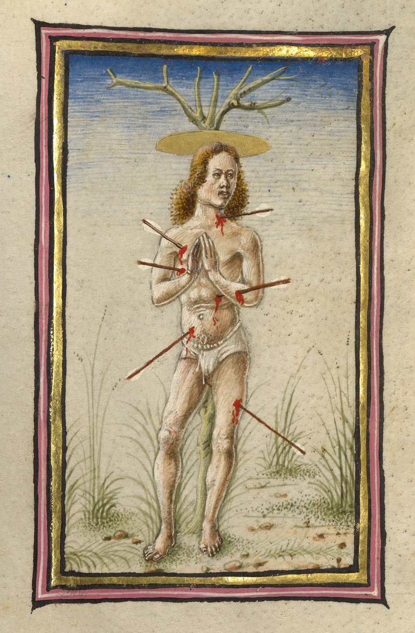 Martyrdømmet Sankt Sebastian af Taddeo Crivelli