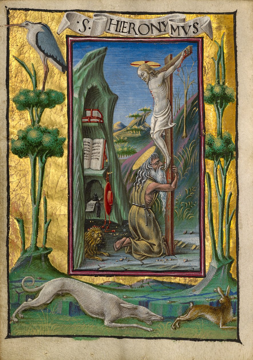 Sankt Hieronymus i ørkenen af Taddeo Crivelli
