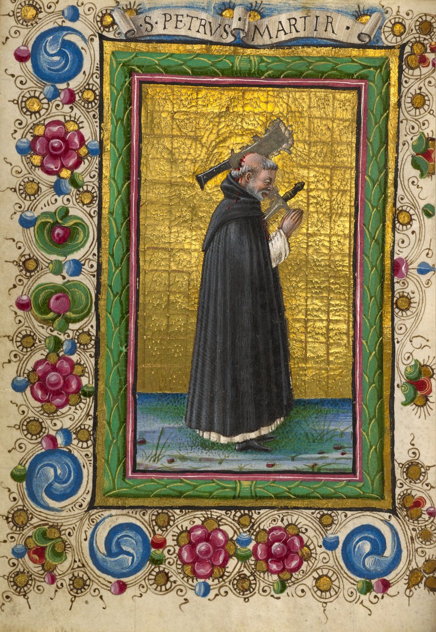 Sankt Peter Martyr af Taddeo Crivelli