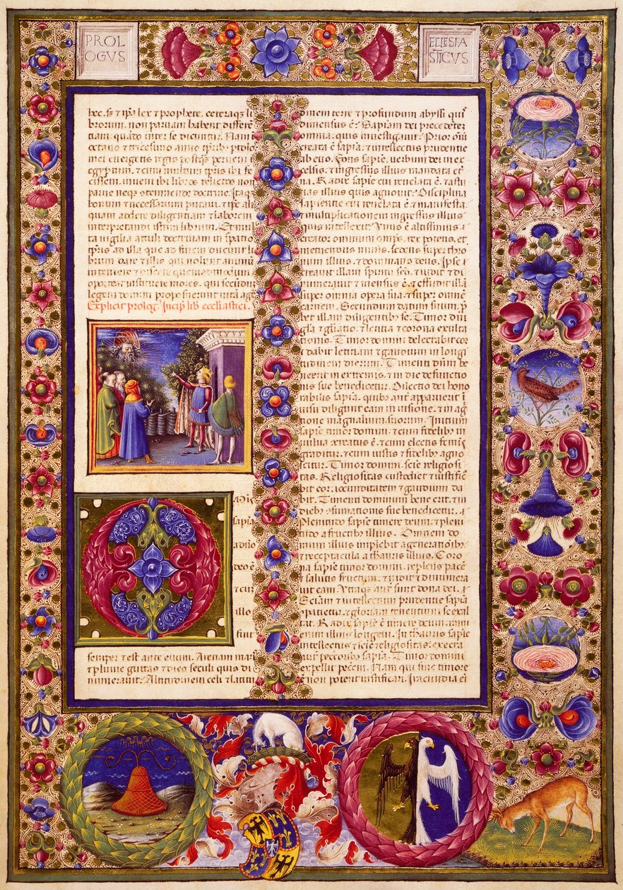 The Book of Sirach, fra bind I af Bible of Borso d