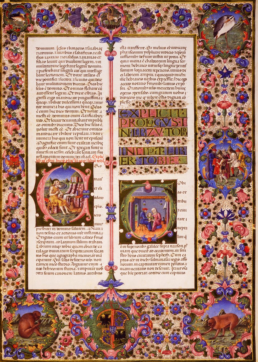 Tobias Bog, fra bind I af Bible of Borso d