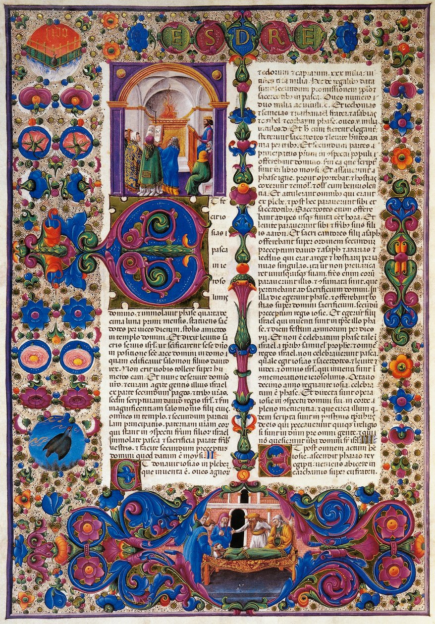 Anden Mosebog, fra første bind af Bible of Borso d