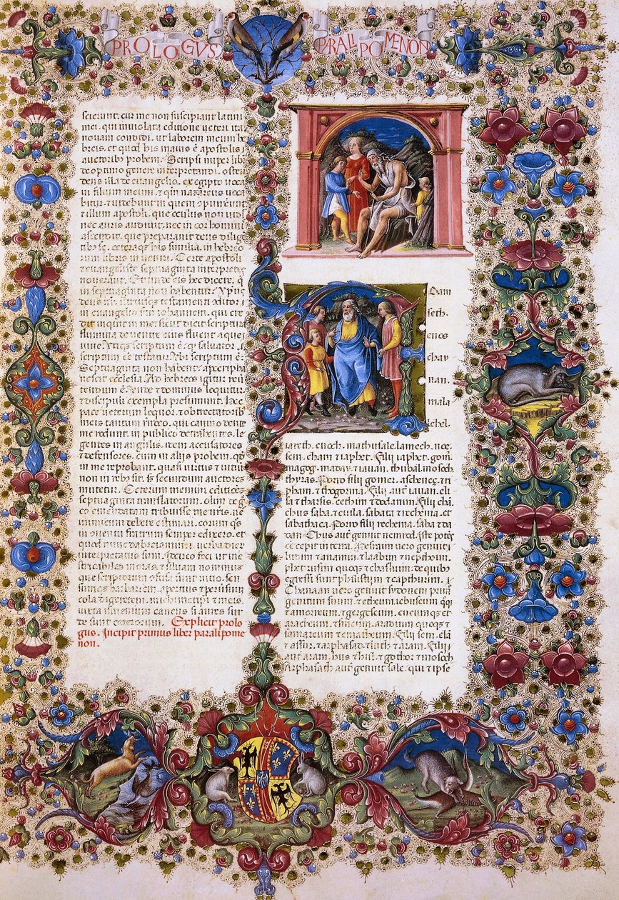 Den første Krønikebog, første bind af Bible of Borso d