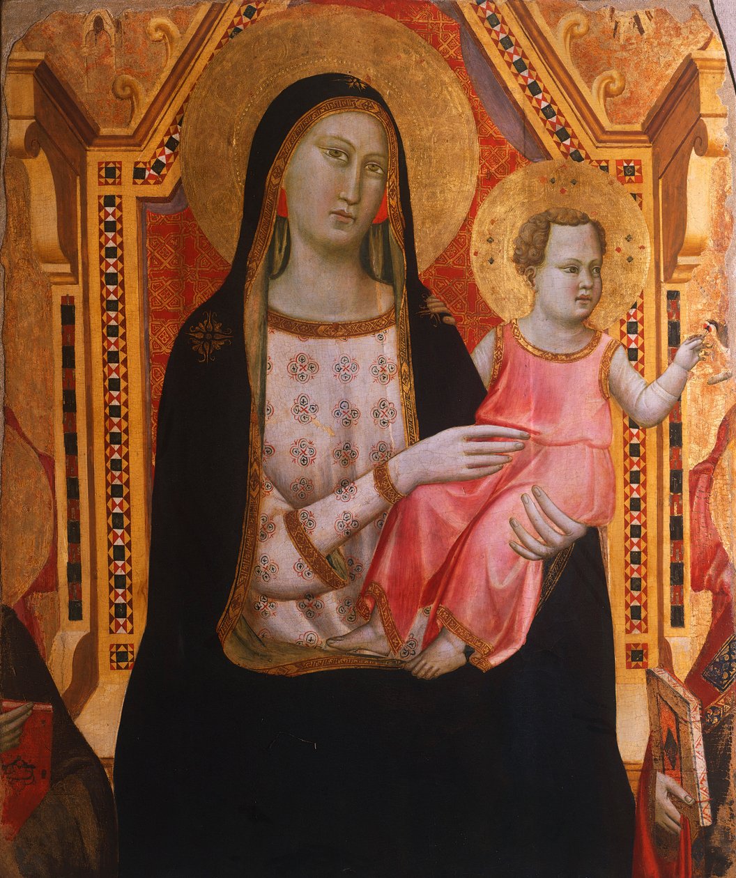 Madonna med barn, af Taddeo Gaddi (aktiv fra 1322 til 1366) af Taddeo Gaddi