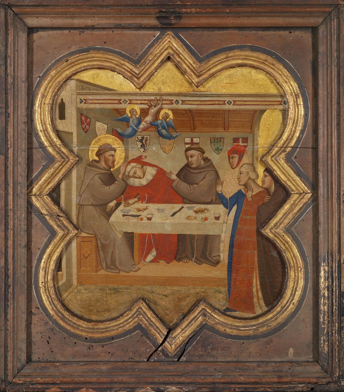 Tod des Edlen von Celano af Taddeo Gaddi