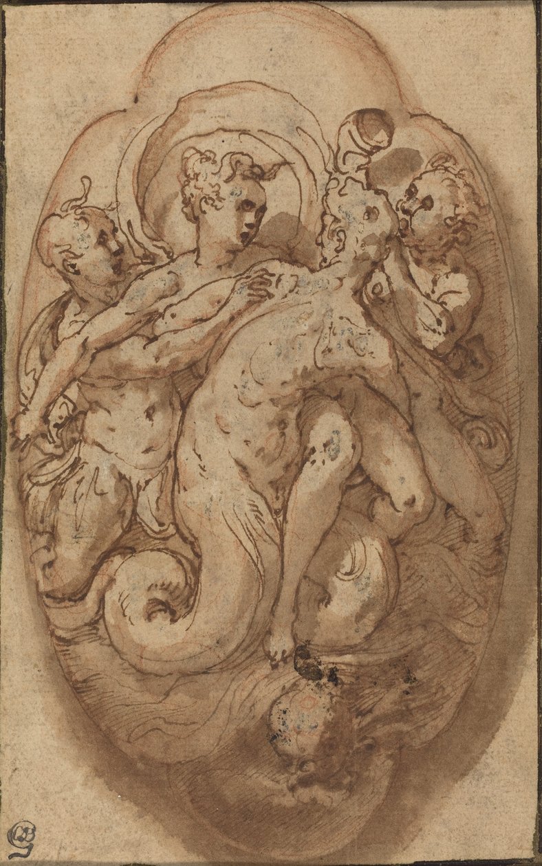 Mytologiske figurer af Taddeo Zuccaro