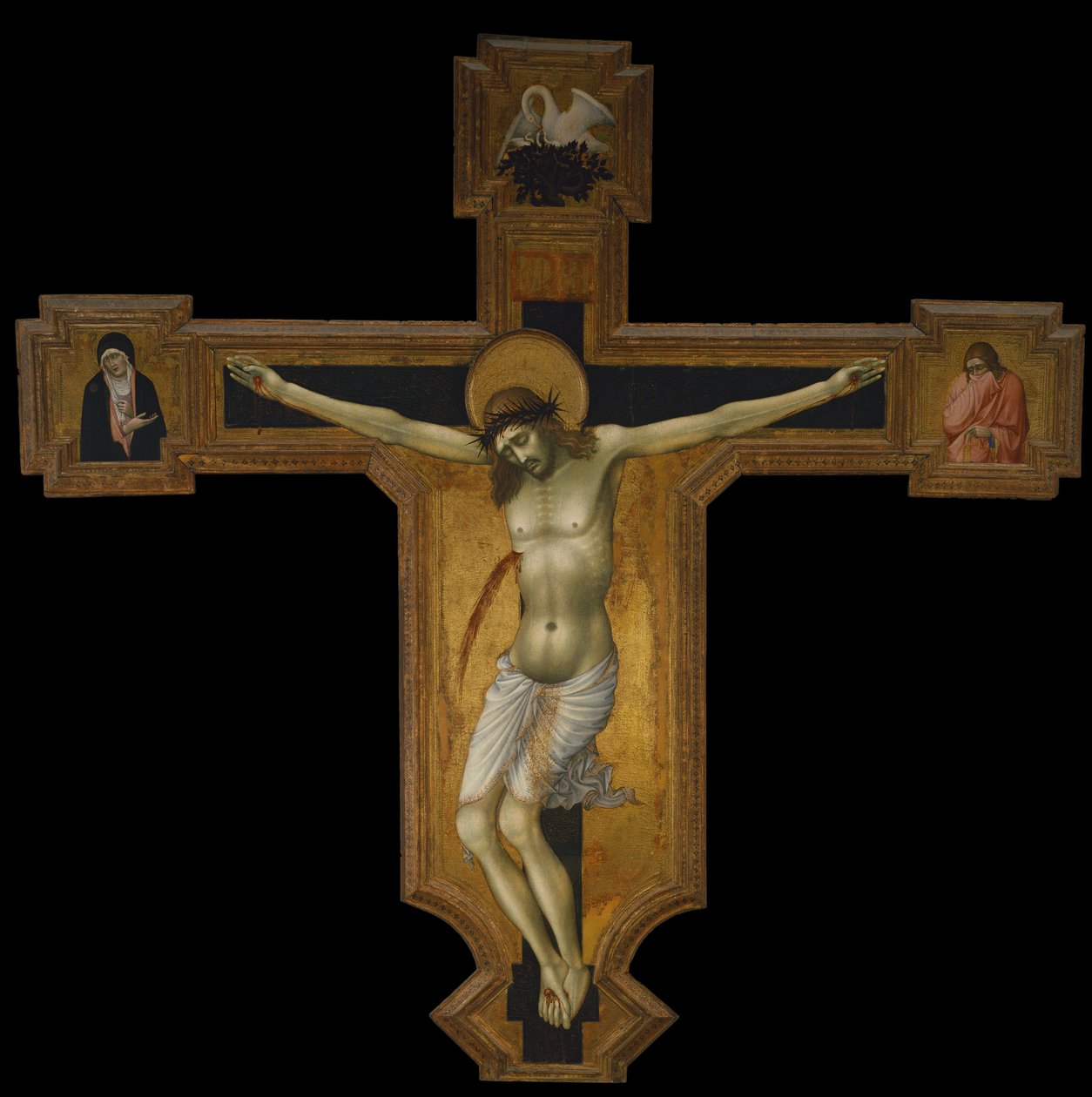 Kristus på korset, ca. 1420 (maleri på træ) af Taddeo di Bartolo