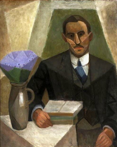Portræt af Zygmunt Lubicz-Zaleski. af Tadeusz Makowski
