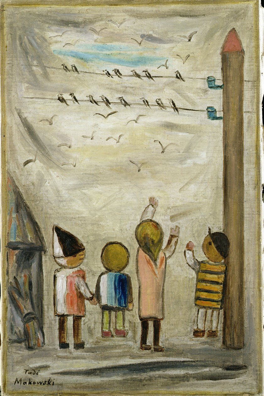 Svaler, 1931 af Tadeusz Makowski