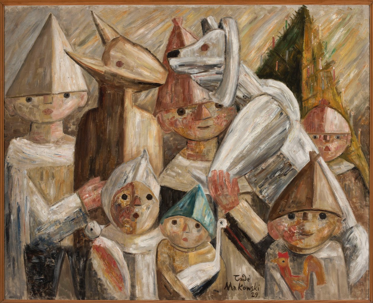 Børn med turon af Tadeusz Makowski