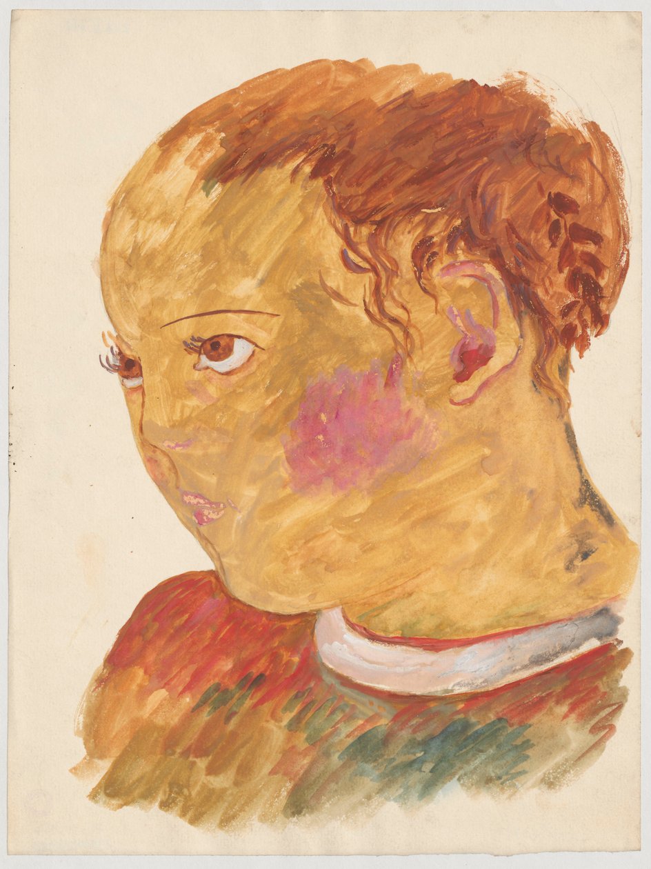 Mädchenkopf af Tadeusz Makowski