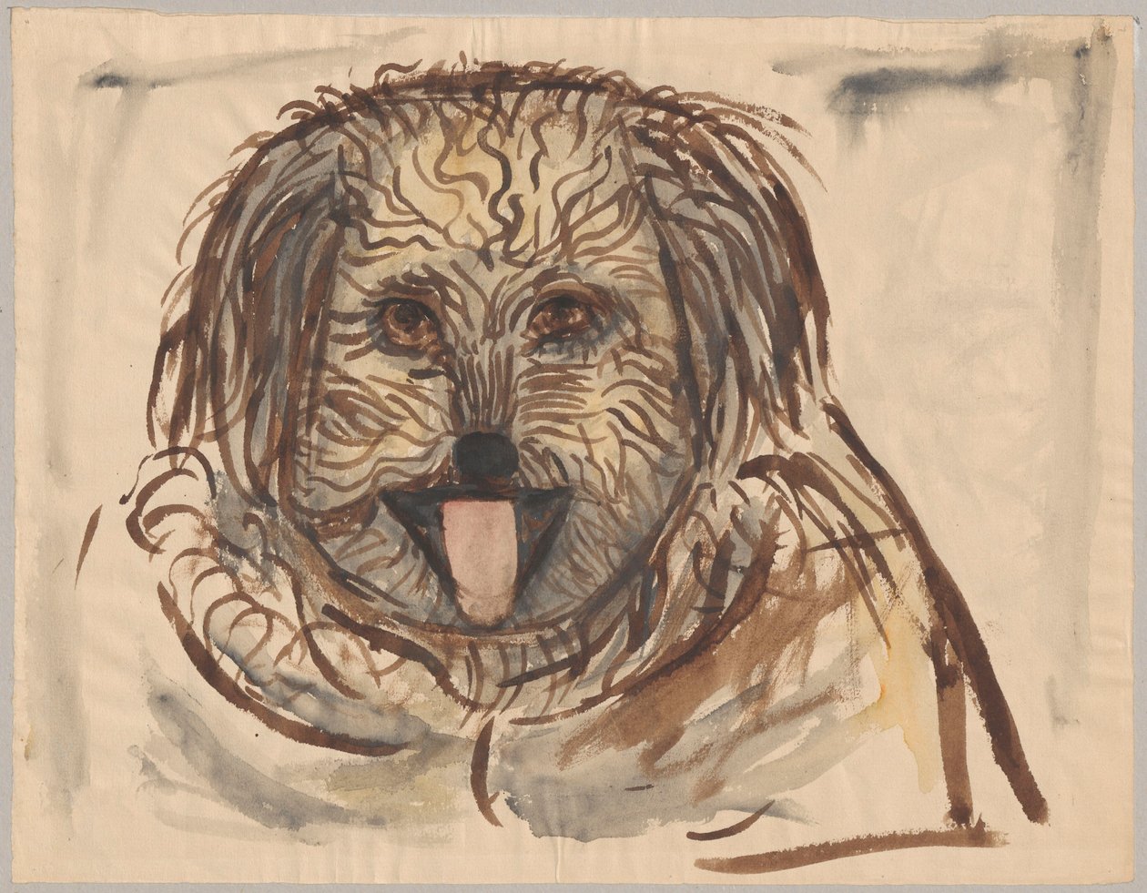 Hoved af en hund af Tadeusz Makowski