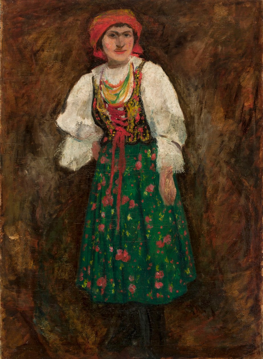 Krakovsk kvinde af Tadeusz Makowski