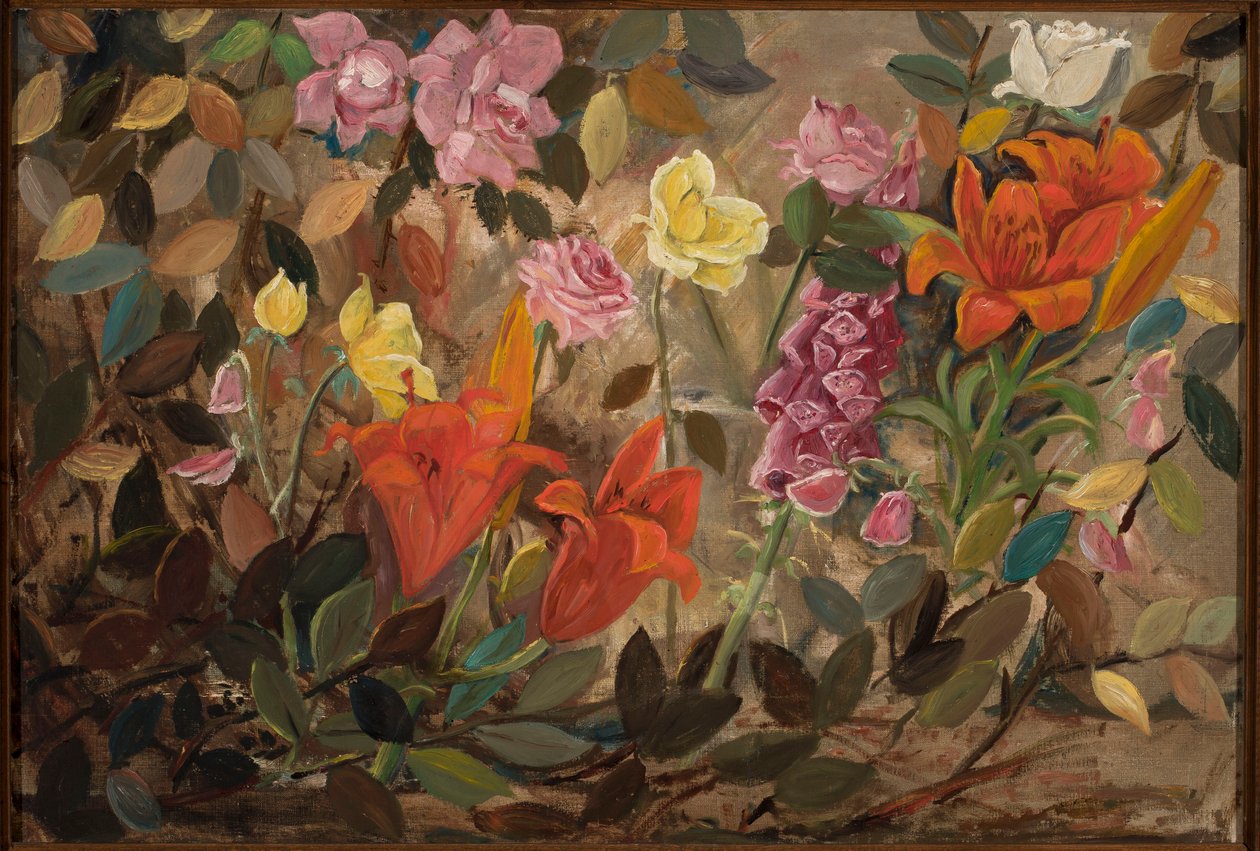 Blomster i haven af Tadeusz Makowski
