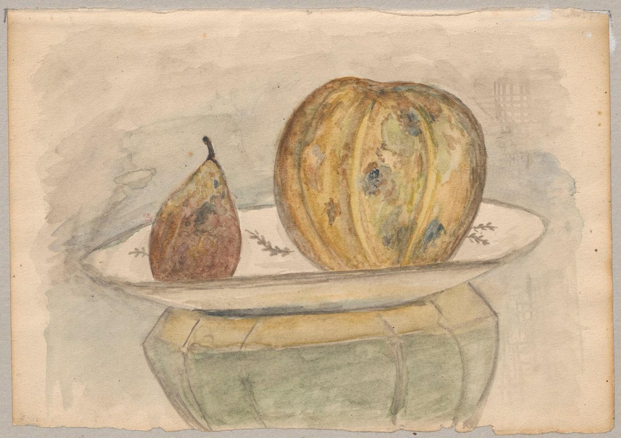 Stilleben med melon af Tadeusz Makowski