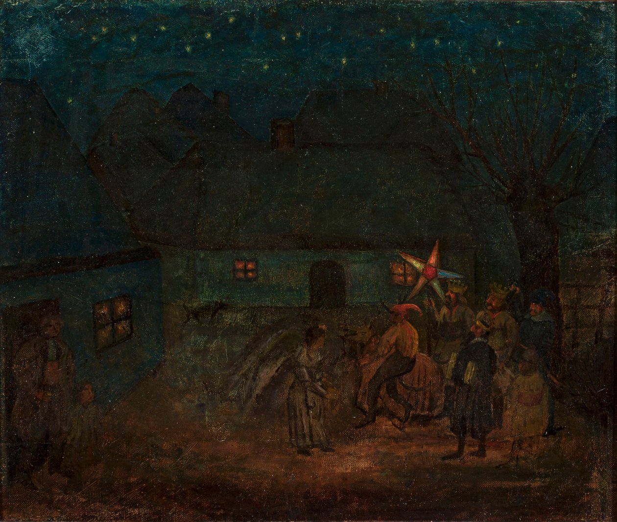 Krakow-krybben af Tadeusz Makowski