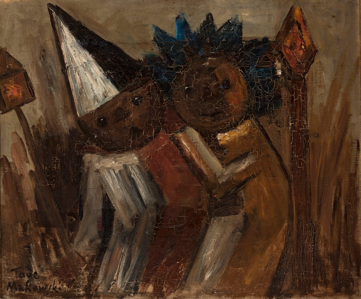 Fed torsdag (Mardi Gras) af Tadeusz Makowski
