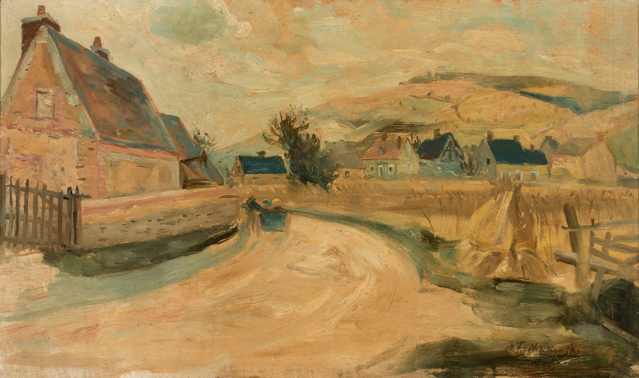 Landsbyen Merey af Tadeusz Makowski