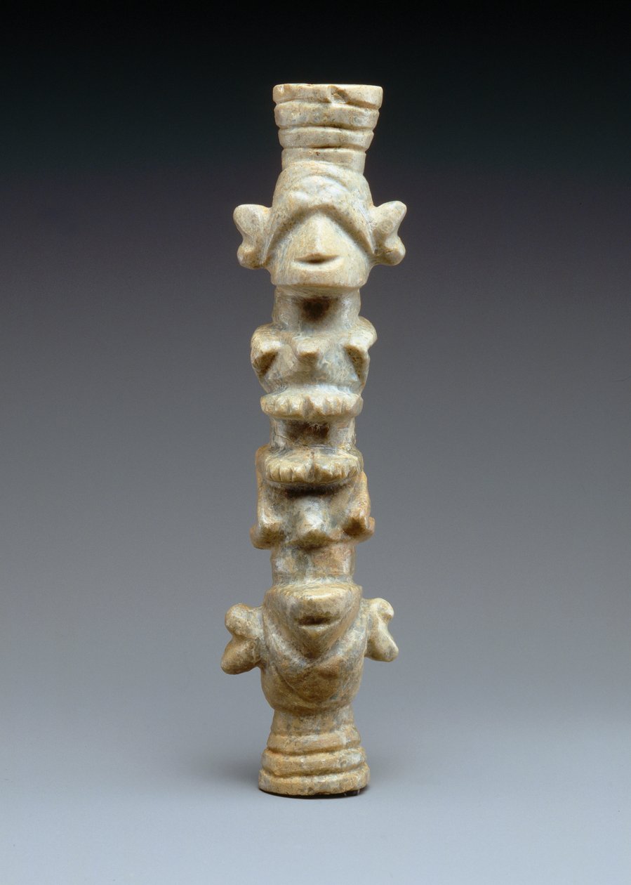 Amulet (jadeit) af Taino Culture