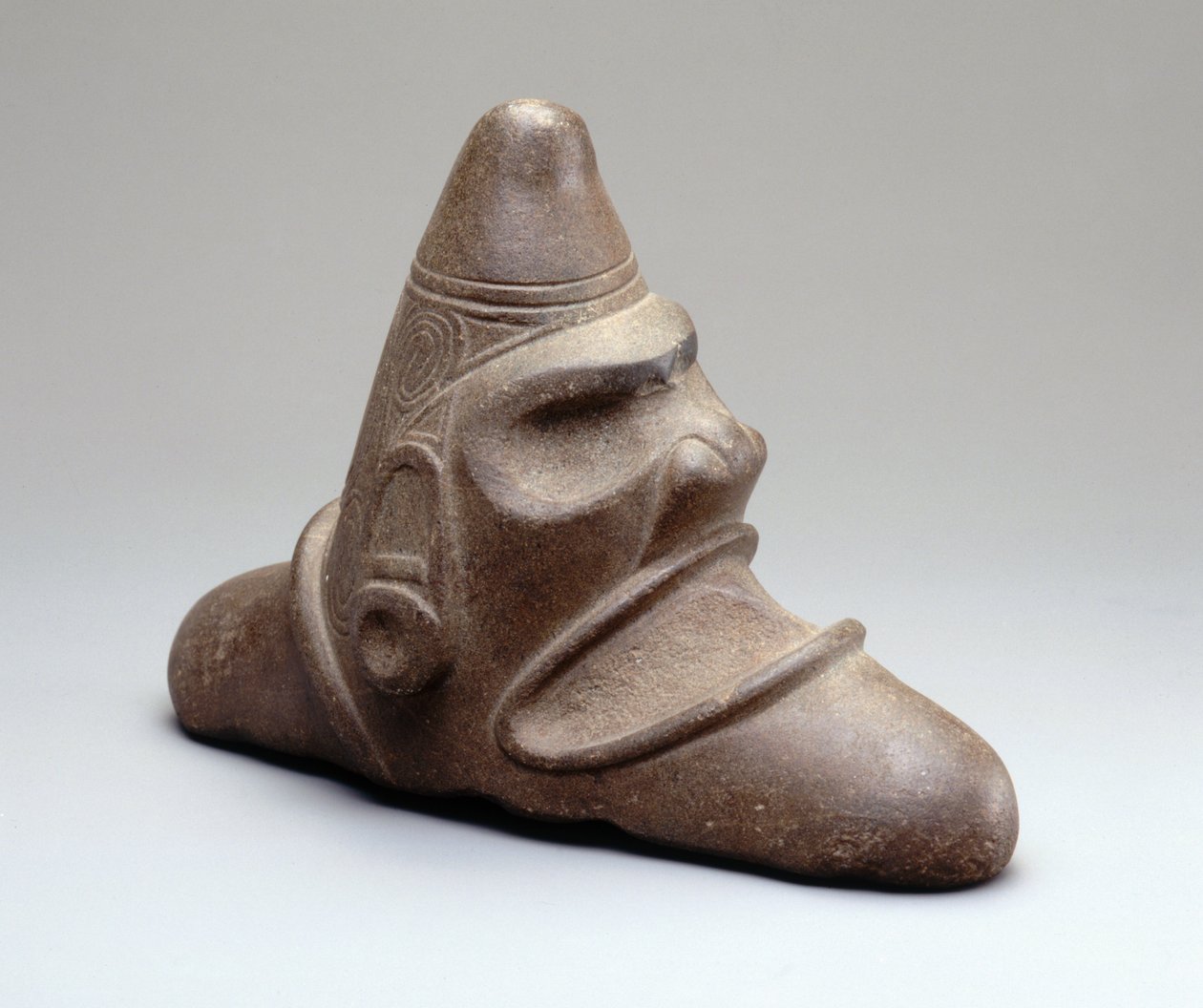 Tre-pointer Zemi af Taino Culture