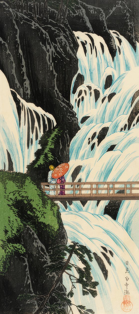 City tæpper også Wasser Fall Von Nikko af Takahashi Hiroaki