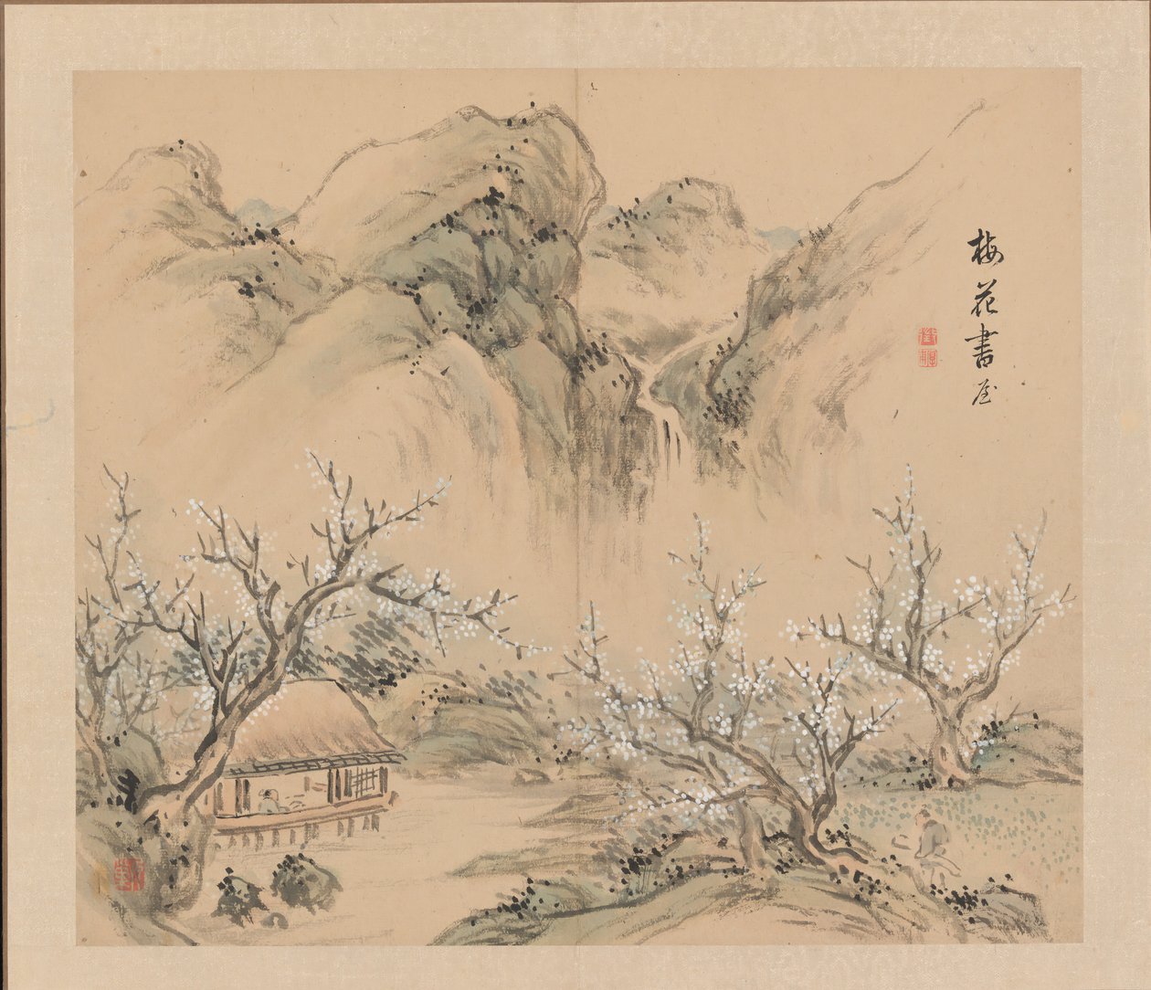 Landskaber af de fire årstider, 1833. af Takaku Aigai