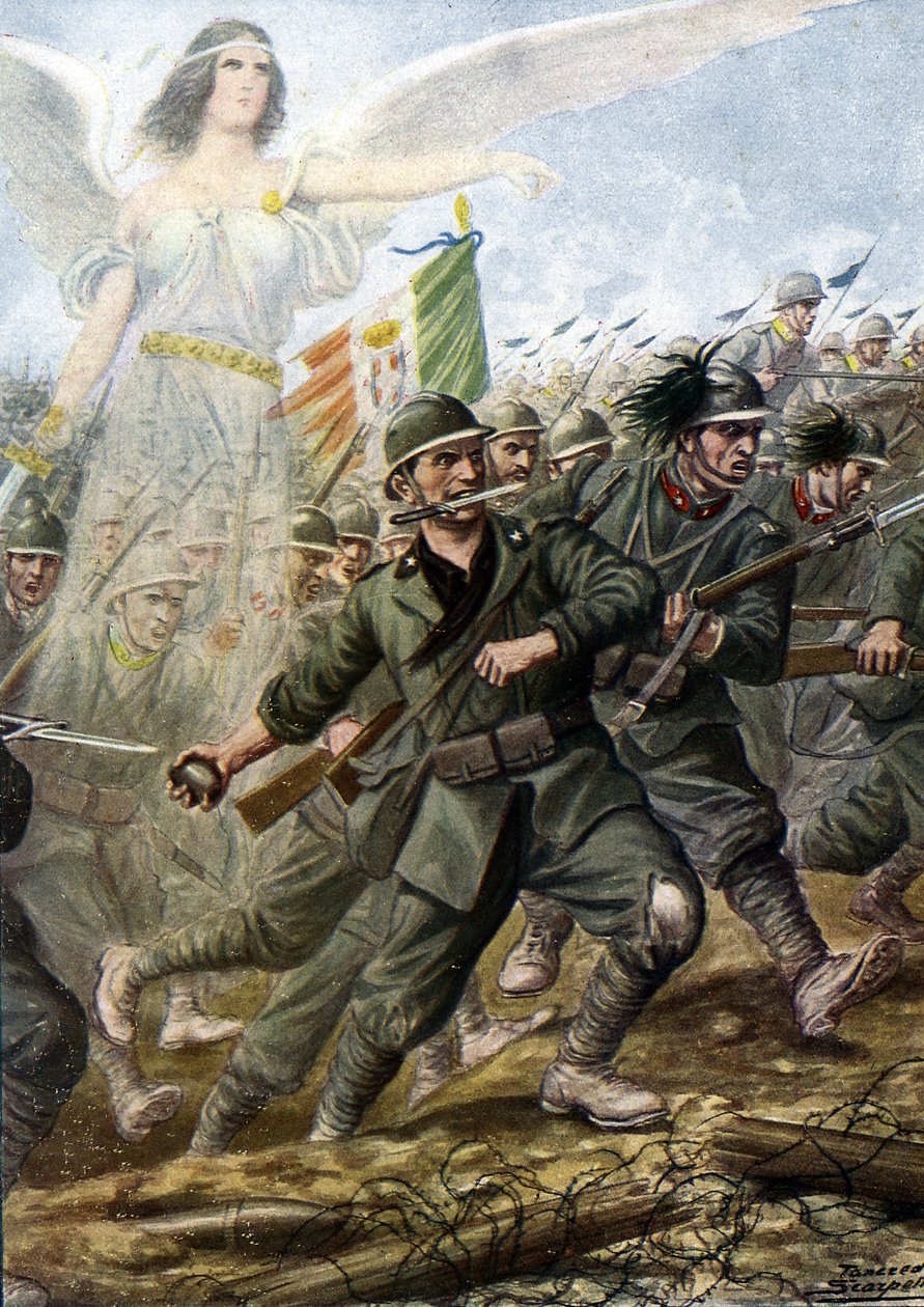 Første Verdenskrig: "" Piaves offensiv i juni 1918"" Den østrig-ungarske hærs sidste offensiv og store nederlag - (WWI: Slaget ved Piave-floden eller Slaget ved Solhverv eller Slaget i midten af juni eller Andet slag ved Piave-floden i juni 1918 af Tancredi Scarpelli