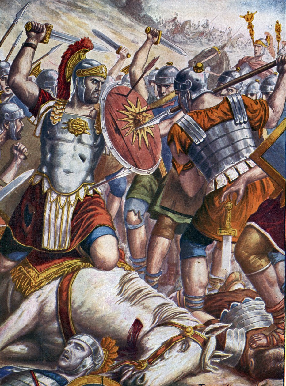 Romersk oldtid: Den romerske general Lucullus (115-67 f.Kr.) erobrede Tigrane II og de pontiske og armenske hære og erobrede Tigranocerte (Tigranokert eller Tigranocerta), som han ransagede, Armenien, 6. oktober 69 f.Kr. (østlige krige: romersk general Luc af Tancredi Scarpelli