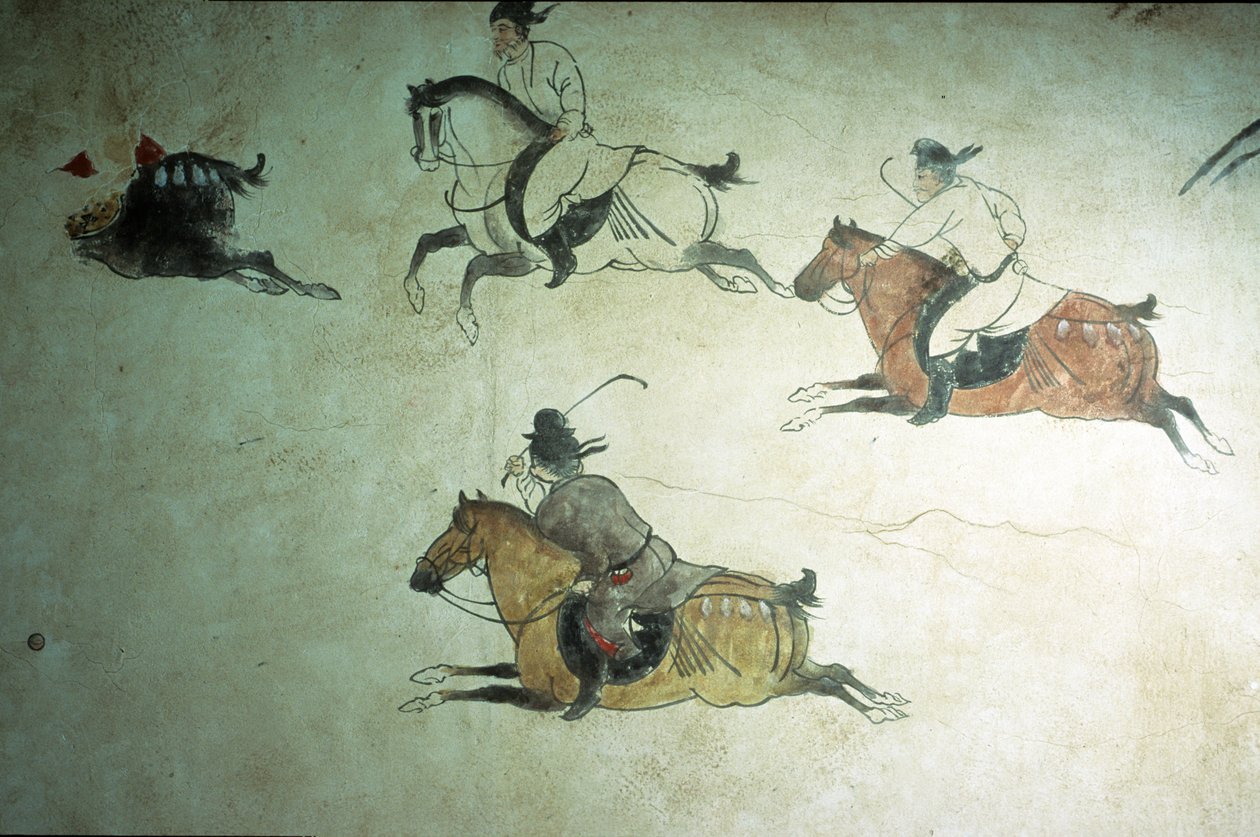 Kronprins Zhangs grav, 2. år af Shenlong, Tang-dynastiet, 618-907 af Tang Dynasty Chinese School