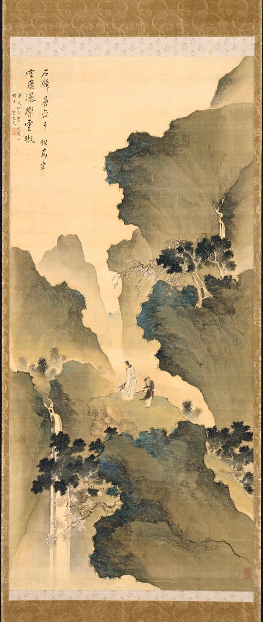 Ser et vandfald, 1790. af Tani Bunch