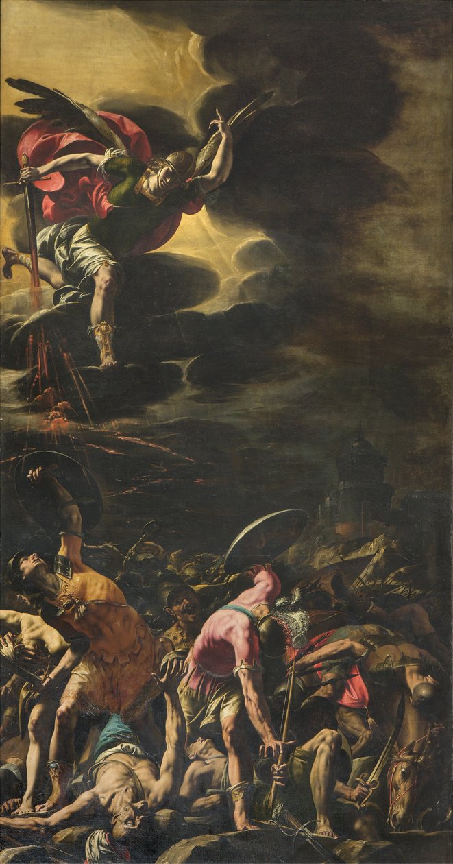 Slaget ved Sankerib af Tanzio da Varallo