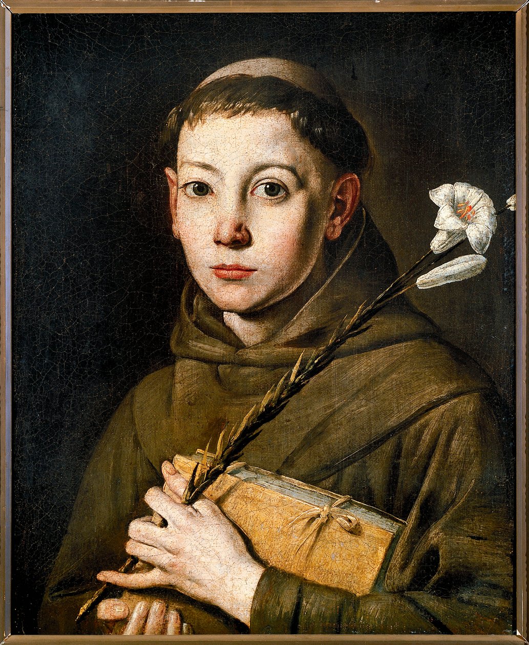 Italien, Varallo, maleri af Sankt Antonius af Tanzio da Varallo