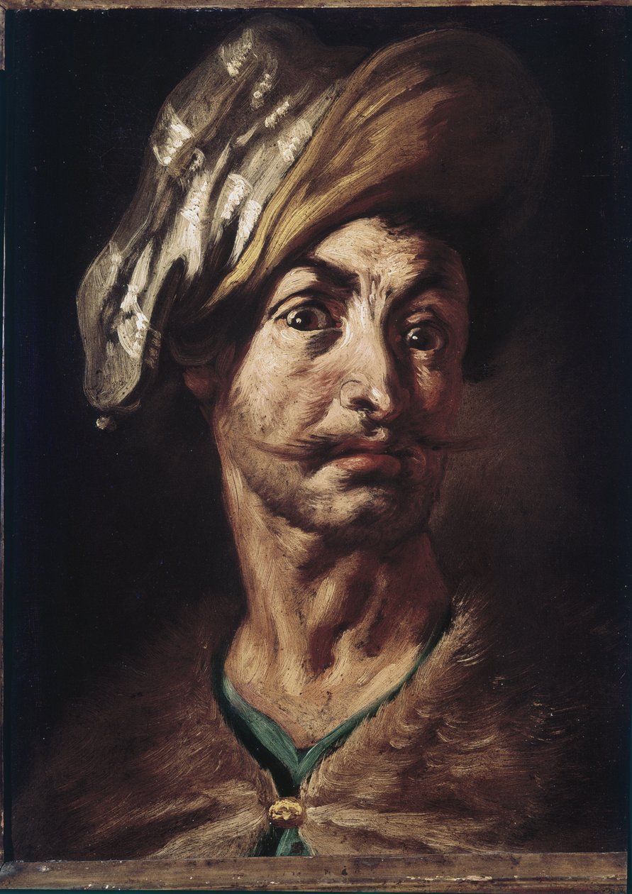 Mands hoved med turban af Tanzio da Varallo