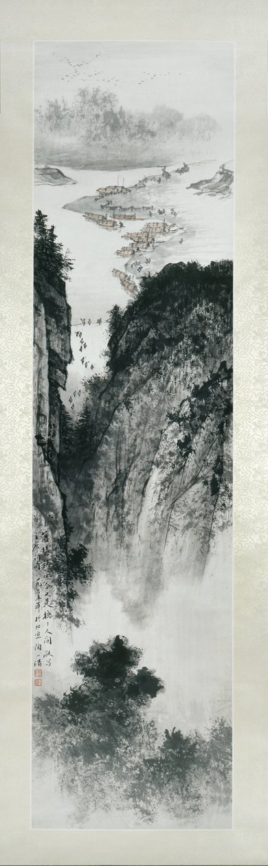 Flodlandskab, 1965 af Tao Yiqing